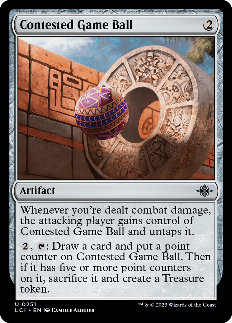 Contested Game Ball (LCI-251) - The Lost Caverns of Ixalan - Premium MTG Single from Wizards of the Coast - Just $0.08! Shop now at Game Crave Tournament Store