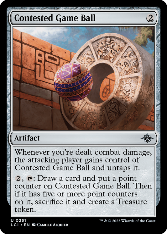 Contested Game Ball (LCI-251) - The Lost Caverns of Ixalan - Premium MTG Single from Wizards of the Coast - Just $0.08! Shop now at Game Crave Tournament Store