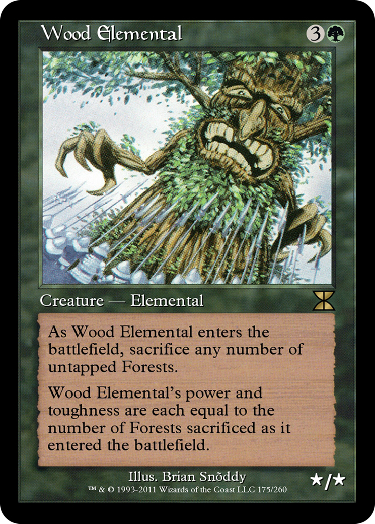 Wood Elemental (ME4-175) - Masters Edition IV - Premium MTG Single from Wizards of the Coast - Just $0! Shop now at Game Crave Tournament Store