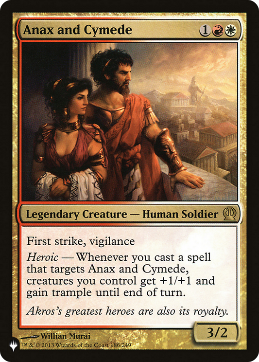 Anax and Cymede (PLIST-1072) - The List - Premium MTG Single from Wizards of the Coast - Just $0.28! Shop now at Game Crave Tournament Store