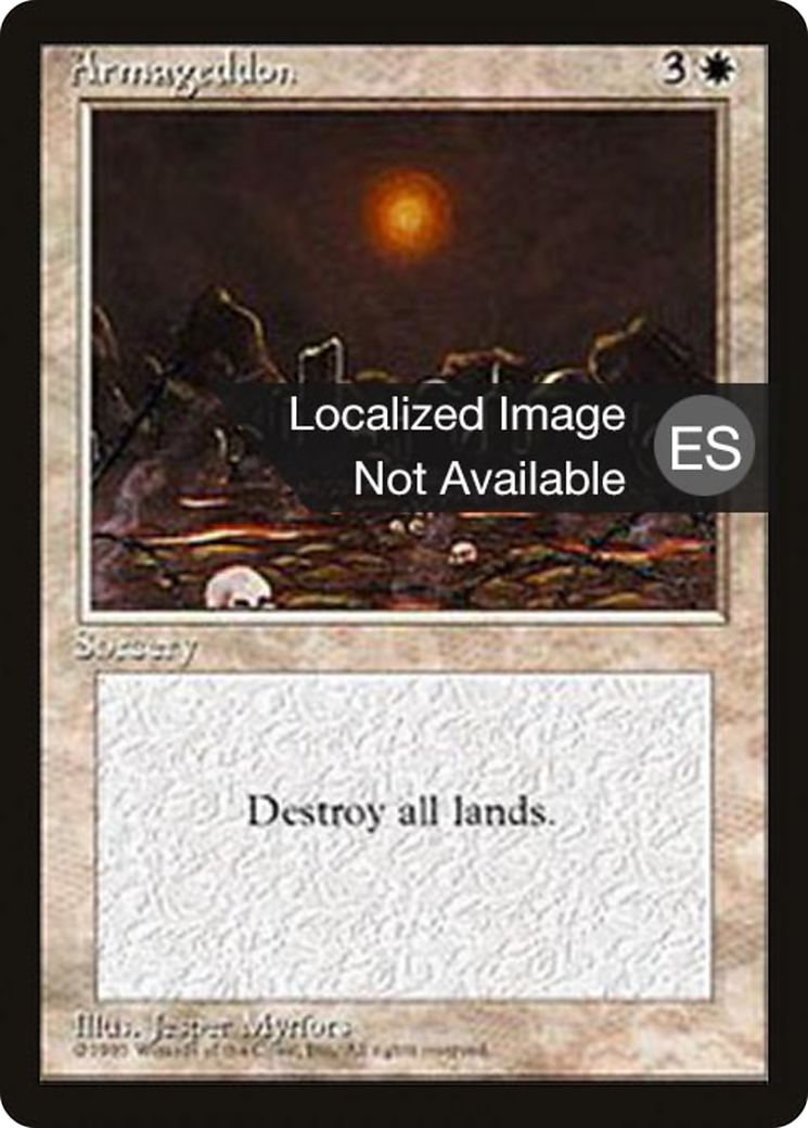 Armageddon (4BB-005) - Fourth Edition Foreign Black Border - Premium MTG Single from Wizards of the Coast - Just $7.20! Shop now at Game Crave Tournament Store