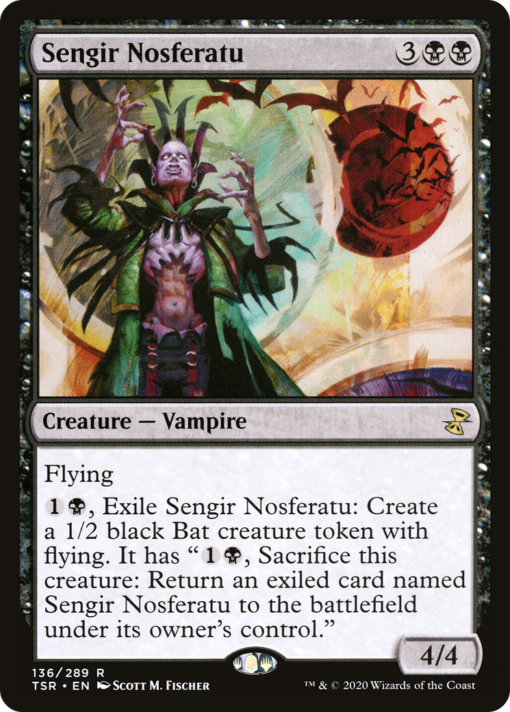 Sengir Nosferatu (TSR-136) - Time Spiral Remastered - Premium MTG Single from Wizards of the Coast - Just $0.08! Shop now at Game Crave Tournament Store
