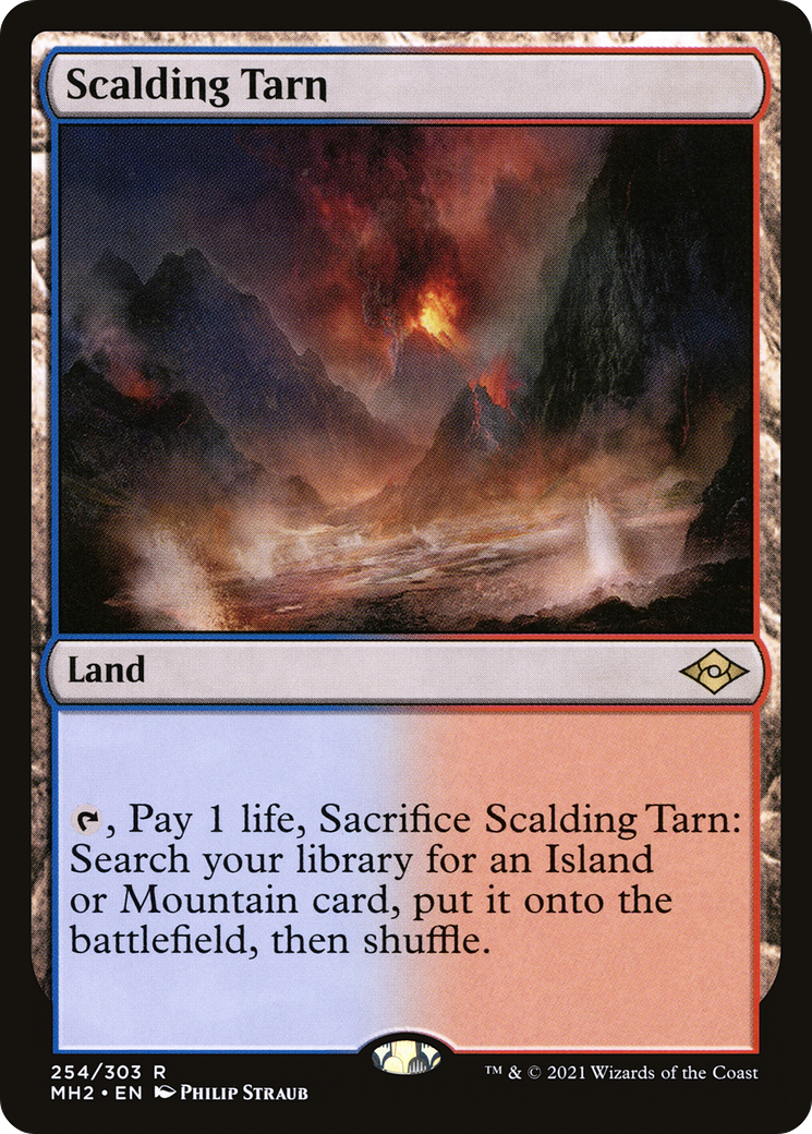 Scalding Tarn (MH2-254) - Modern Horizons 2 Foil - Premium MTG Single from Wizards of the Coast - Just $20.85! Shop now at Game Crave Tournament Store