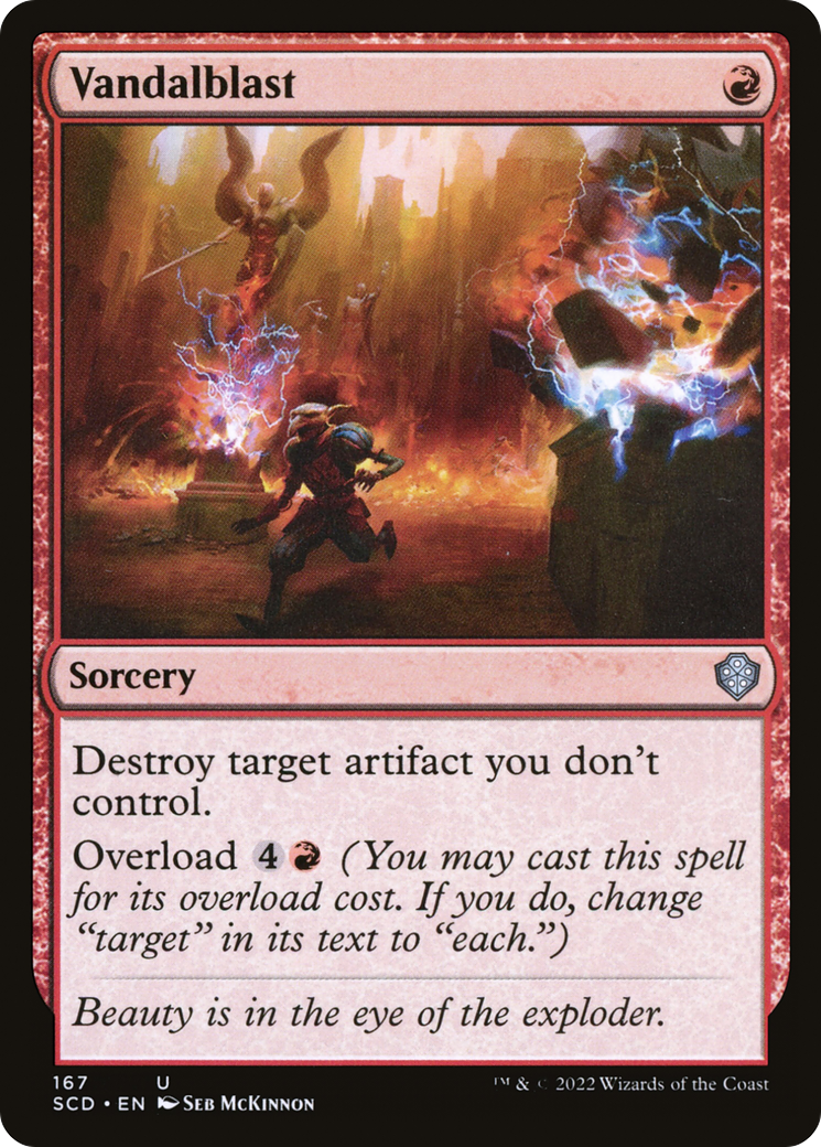 Vandalblast (SCD-167) - Starter Commander Decks - Premium MTG Single from Wizards of the Coast - Just $0.57! Shop now at Game Crave Tournament Store