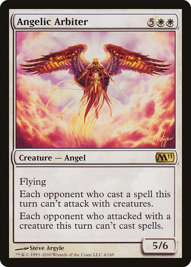 Angelic Arbiter (M11-004) - Magic 2011 - Premium MTG Single from Wizards of the Coast - Just $0.76! Shop now at Game Crave Tournament Store