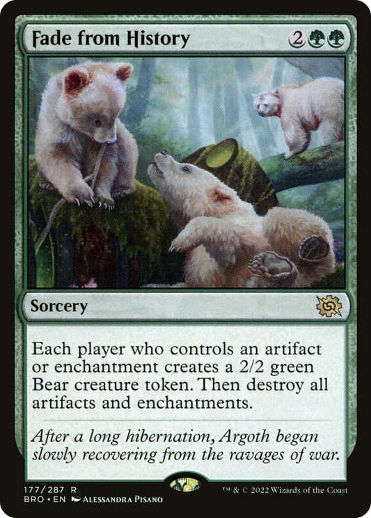 Fade from History (BRO-177) - The Brothers' War - Premium MTG Single from Wizards of the Coast - Just $0.47! Shop now at Game Crave Tournament Store