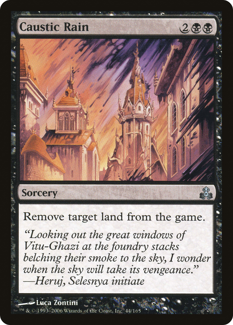 Caustic Rain (GPT-044) - Guildpact - Premium MTG Single from Wizards of the Coast - Just $0.25! Shop now at Game Crave Tournament Store