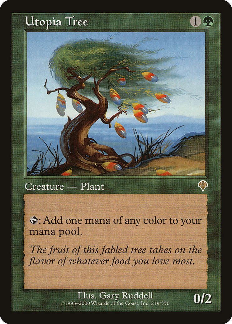 Utopia Tree (INV-219) - Invasion - Premium MTG Single from Wizards of the Coast - Just $0.64! Shop now at Game Crave Tournament Store