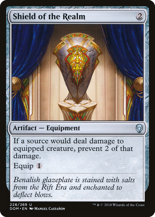 Shield of the Realm (DOM-228) - Dominaria - Premium MTG Single from Wizards of the Coast - Just $0.08! Shop now at Game Crave Tournament Store