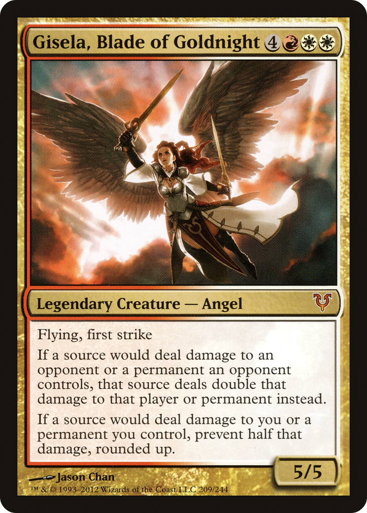 Gisela, Blade of Goldnight (AVR-209) - Avacyn Restored - Premium MTG Single from Wizards of the Coast - Just $0.39! Shop now at Game Crave Tournament Store