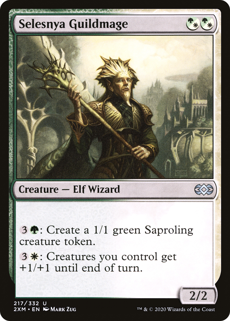 Selesnya Guildmage (2XM-217) - Double Masters - Premium MTG Single from Wizards of the Coast - Just $0.08! Shop now at Game Crave Tournament Store