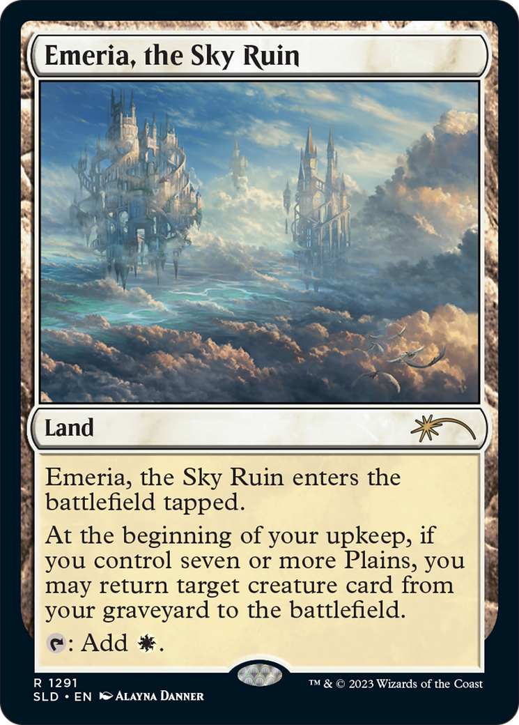 Emeria, the Sky Ruin (SLD-1291) - Secret Lair Drop Foil - Premium MTG Single from Wizards of the Coast - Just $8.66! Shop now at Game Crave Tournament Store