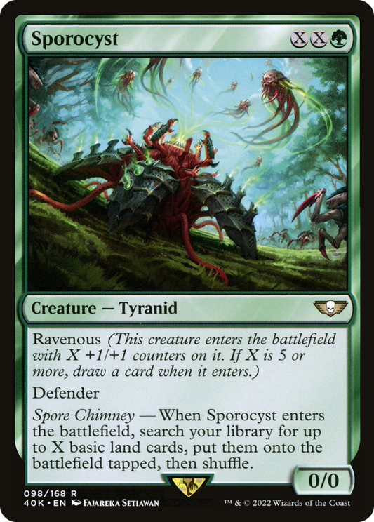 Sporocyst (40K-098) - Warhammer 40,000 Commander - Premium MTG Single from Wizards of the Coast - Just $1.19! Shop now at Game Crave Tournament Store