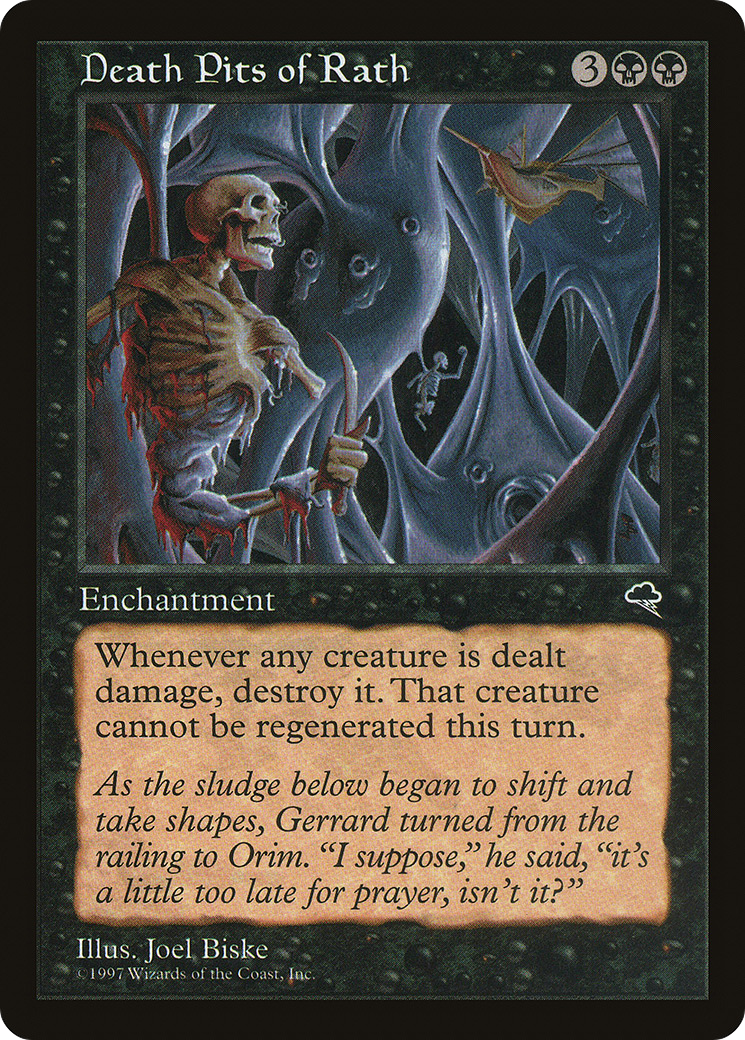 Death Pits of Rath (TMP-127) - Tempest - Premium MTG Single from Wizards of the Coast - Just $1.59! Shop now at Game Crave Tournament Store