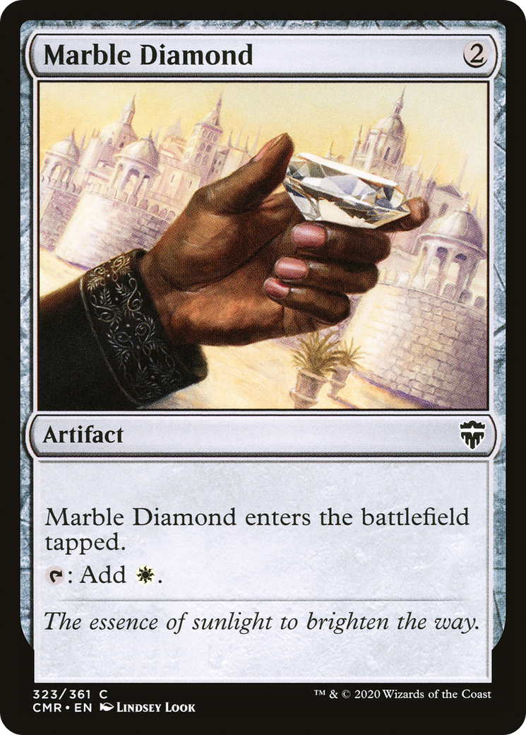 Marble Diamond (CMR-323) - Commander Legends Foil - Premium MTG Single from Wizards of the Coast - Just $0.25! Shop now at Game Crave Tournament Store