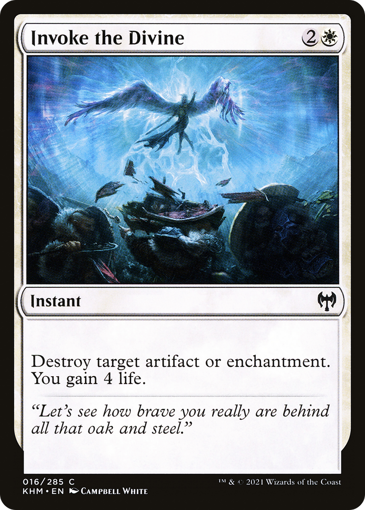 Invoke the Divine (KHM-016) - Kaldheim - Premium MTG Single from Wizards of the Coast - Just $0.08! Shop now at Game Crave Tournament Store