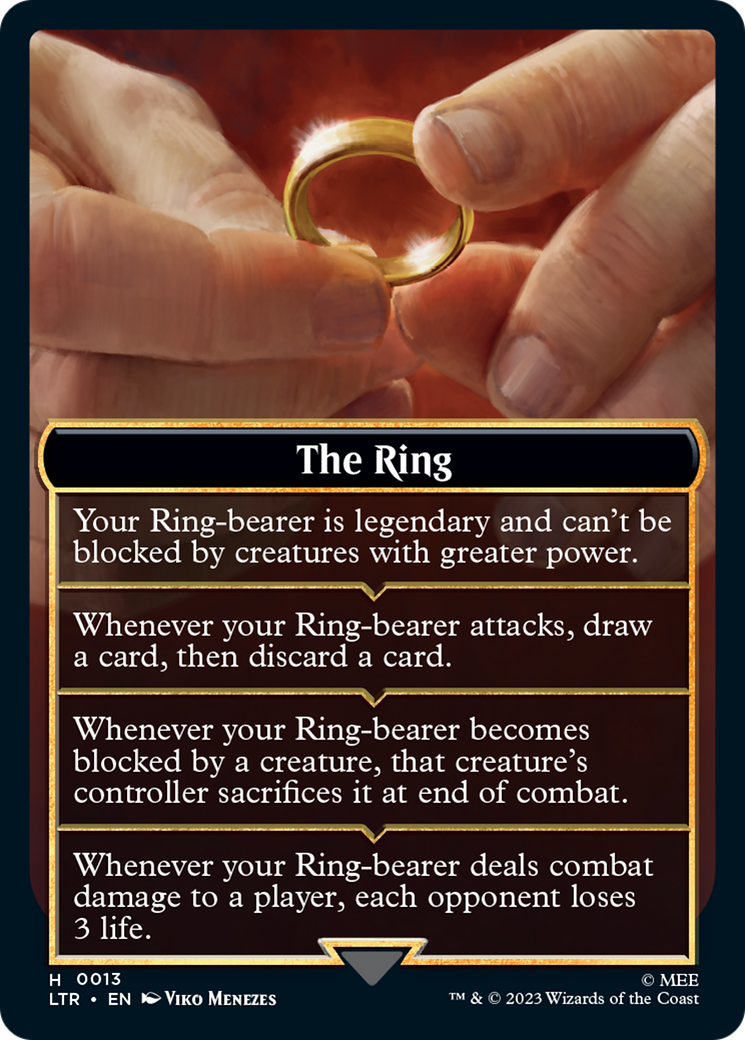 The Ring // The Ring Tempts You (TLTR-H13) - Tales of Middle-earth Tokens - Premium MTG Single from Wizards of the Coast - Just $0! Shop now at Game Crave Tournament Store