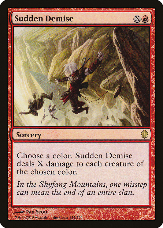 Sudden Demise (C13-124) - Commander 2013 - Premium MTG Single from Wizards of the Coast - Just $0.08! Shop now at Game Crave Tournament Store
