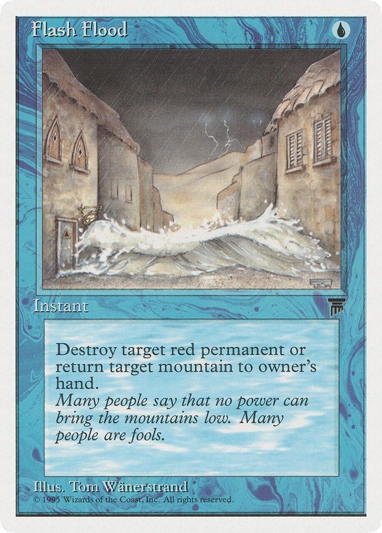 Flash Flood (CHR-021) - Chronicles - Premium MTG Single from Wizards of the Coast - Just $0.25! Shop now at Game Crave Tournament Store