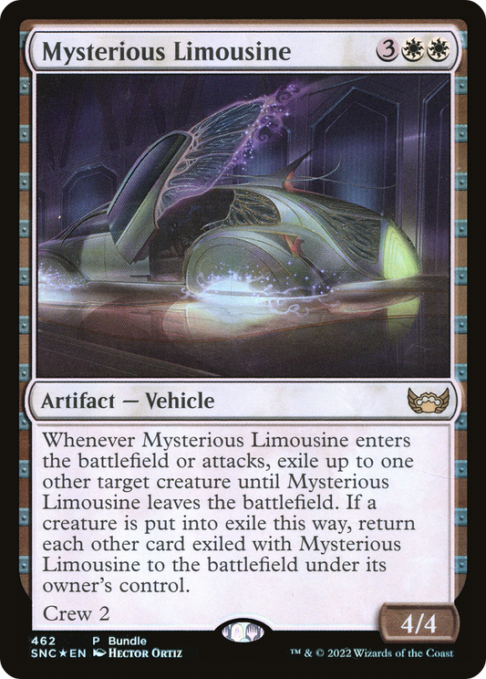Mysterious Limousine (SNC-462) - Streets of New Capenna Foil - Premium MTG Single from Wizards of the Coast - Just $0.08! Shop now at Game Crave Tournament Store