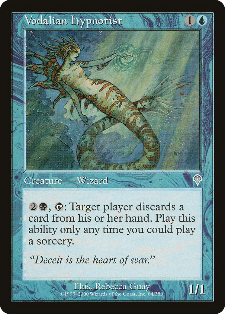 Vodalian Hypnotist (INV-084) - Invasion Foil - Premium MTG Single from Wizards of the Coast - Just $2.47! Shop now at Game Crave Tournament Store