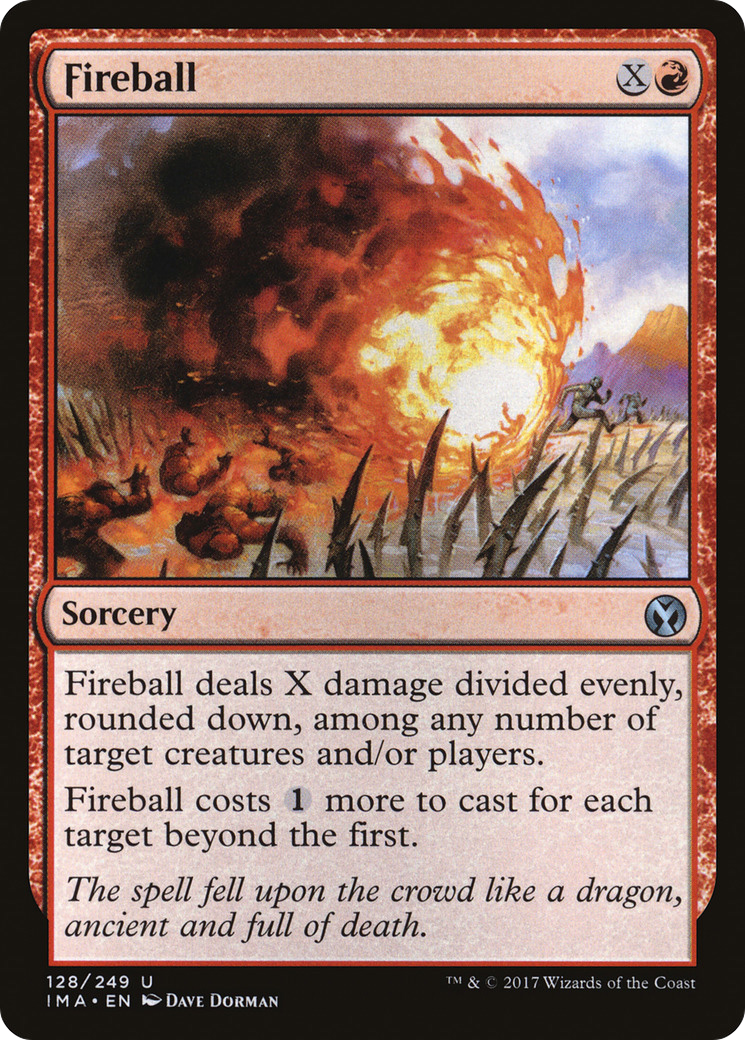 Fireball (IMA-128) - Iconic Masters Foil - Premium MTG Single from Wizards of the Coast - Just $0.31! Shop now at Game Crave Tournament Store