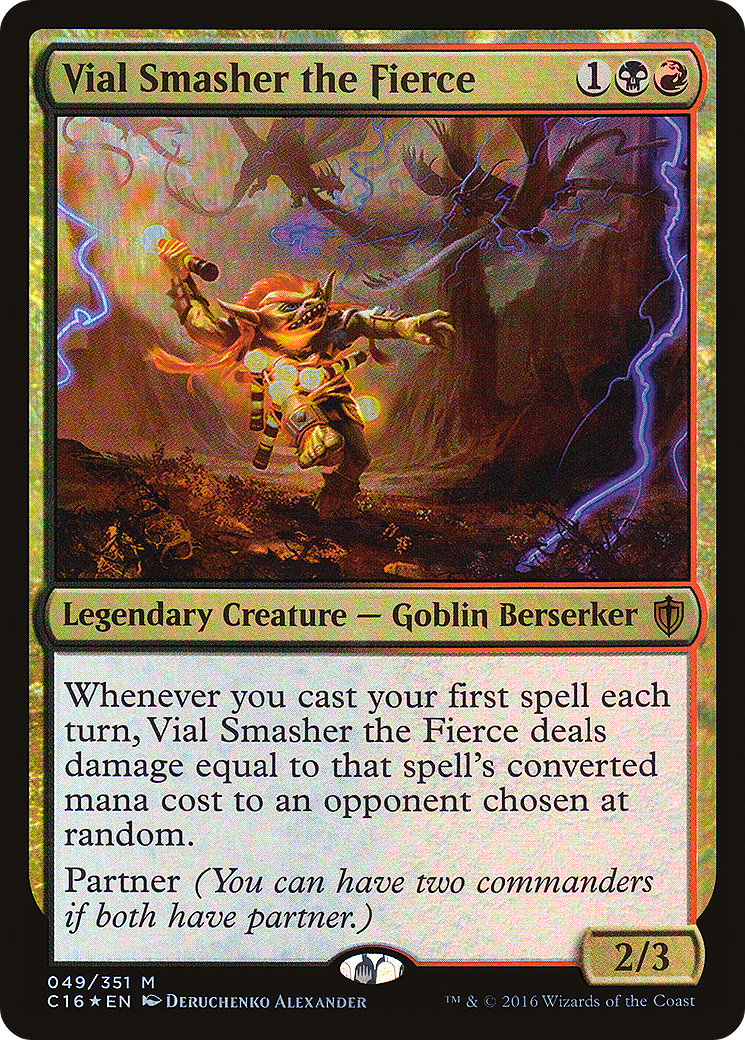 Vial Smasher the Fierce (C16-049) - Commander 2016 Foil - Premium MTG Single from Wizards of the Coast - Just $0.81! Shop now at Game Crave Tournament Store