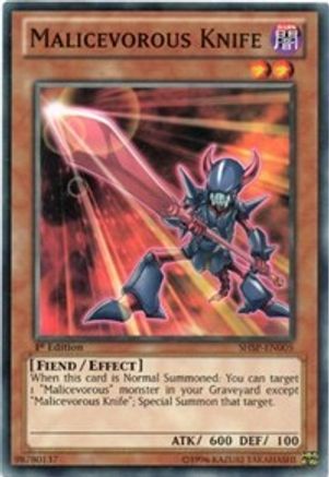 Malicevorous Knife (SHSP-EN005) - Shadow Specters Unlimited - Premium Yugioh Single from Konami - Just $0.25! Shop now at Game Crave Tournament Store