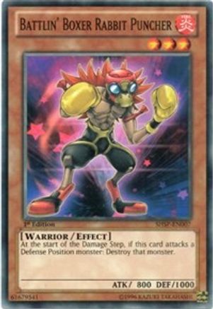 Battlin' Boxer Rabbit Puncher (SHSP-EN007) - Shadow Specters Unlimited - Premium Yugioh Single from Konami - Just $0.25! Shop now at Game Crave Tournament Store