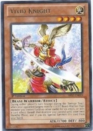Vivid Knight (SHSP-EN099) - Shadow Specters 1st Edition - Premium Yugioh Single from Konami - Just $0.59! Shop now at Game Crave Tournament Store