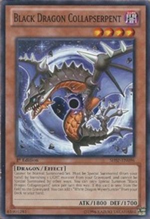 Black Dragon Collapserpent (SHSP-EN096) - Shadow Specters 1st Edition - Premium Yugioh Single from Konami - Just $0.25! Shop now at Game Crave Tournament Store