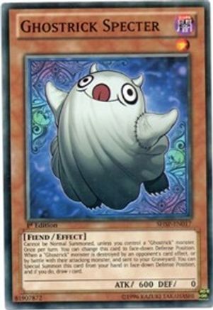 Ghostrick Specter (SHSP-EN017) - Shadow Specters Unlimited - Premium Yugioh Single from Konami - Just $0.25! Shop now at Game Crave Tournament Store