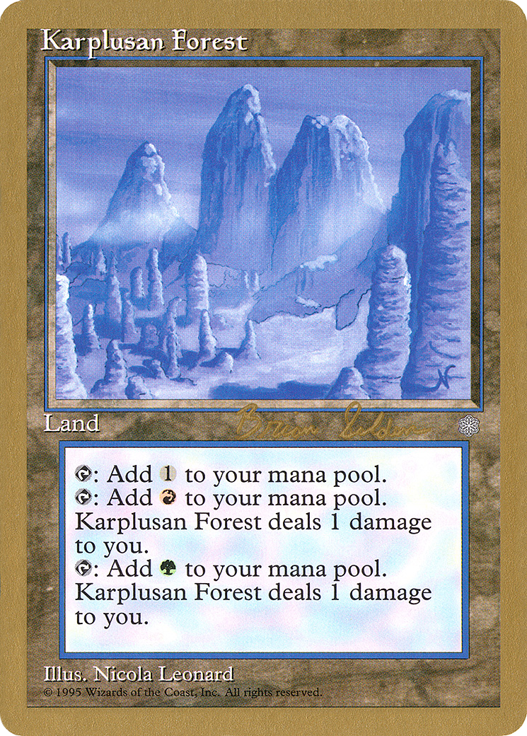 Karplusan Forest (WC98-BS356) - World Championship Decks 1998 - Premium MTG Single from Wizards of the Coast - Just $0.38! Shop now at Game Crave Tournament Store
