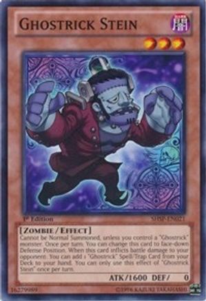 Ghostrick Stein (SHSP-EN021) - Shadow Specters Unlimited - Premium Yugioh Single from Konami - Just $0.25! Shop now at Game Crave Tournament Store