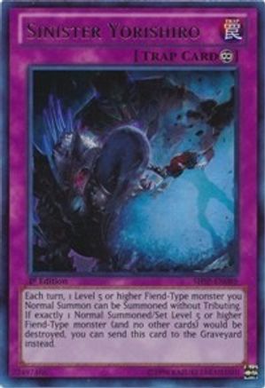 Sinister Yorishiro (SHSP-EN089) - Shadow Specters 1st Edition - Premium Yugioh Single from Konami - Just $0.39! Shop now at Game Crave Tournament Store