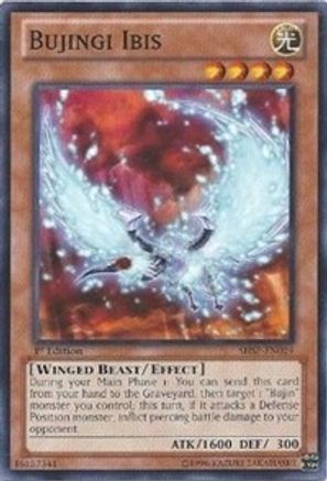 Bujingi Ibis (SHSP-EN024) - Shadow Specters Unlimited - Premium Yugioh Single from Konami - Just $0.25! Shop now at Game Crave Tournament Store