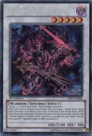 Ignoble Knight of High Laundsallyn (SHSP-EN086) - Shadow Specters 1st Edition - Premium Yugioh Single from Konami - Just $1.41! Shop now at Game Crave Tournament Store