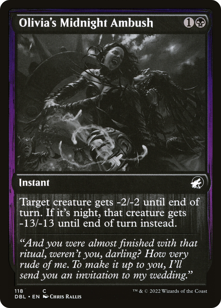 Olivia's Midnight Ambush (DBL-118) - Innistrad: Double Feature - Premium MTG Single from Wizards of the Coast - Just $0.08! Shop now at Game Crave Tournament Store