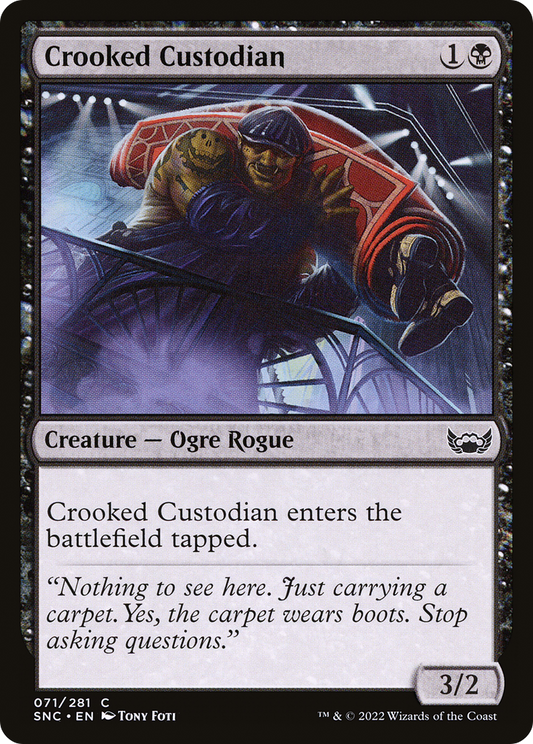 Crooked Custodian (SNC-071) - Streets of New Capenna - Premium MTG Single from Wizards of the Coast - Just $0.08! Shop now at Game Crave Tournament Store