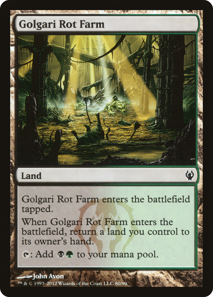 Golgari Rot Farm (DDJ-080) - Duel Decks: Izzet vs. Golgari - Premium MTG Single from Wizards of the Coast - Just $0.08! Shop now at Game Crave Tournament Store