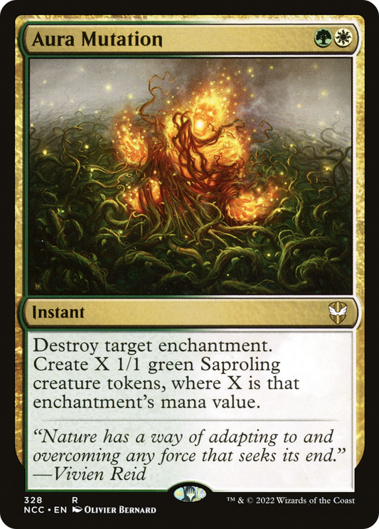 Aura Mutation (NCC-328) - New Capenna Commander - Premium MTG Single from Wizards of the Coast - Just $0.53! Shop now at Game Crave Tournament Store