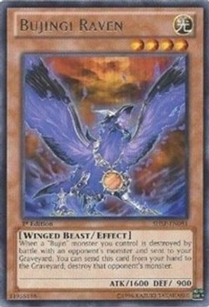 Bujingi Raven (SHSP-EN081) - Shadow Specters Unlimited - Premium Yugioh Single from Konami - Just $0.25! Shop now at Game Crave Tournament Store