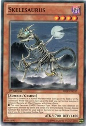 Skelesaurus (SHSP-EN037) - Shadow Specters Unlimited - Premium Yugioh Single from Konami - Just $0.25! Shop now at Game Crave Tournament Store