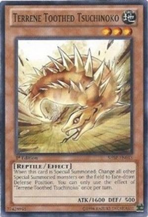 Terrene Toothed Tsuchinoko (SHSP-EN043) - Shadow Specters Unlimited - Premium Yugioh Single from Konami - Just $0.25! Shop now at Game Crave Tournament Store
