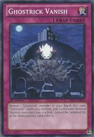 Ghostrick Vanish (SHSP-EN073) - Shadow Specters 1st Edition - Premium Yugioh Single from Konami - Just $0.23! Shop now at Game Crave Tournament Store