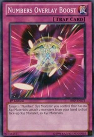 Numbers Overlay Boost (SHSP-EN071) - Shadow Specters 1st Edition - Premium Yugioh Single from Konami - Just $0.25! Shop now at Game Crave Tournament Store