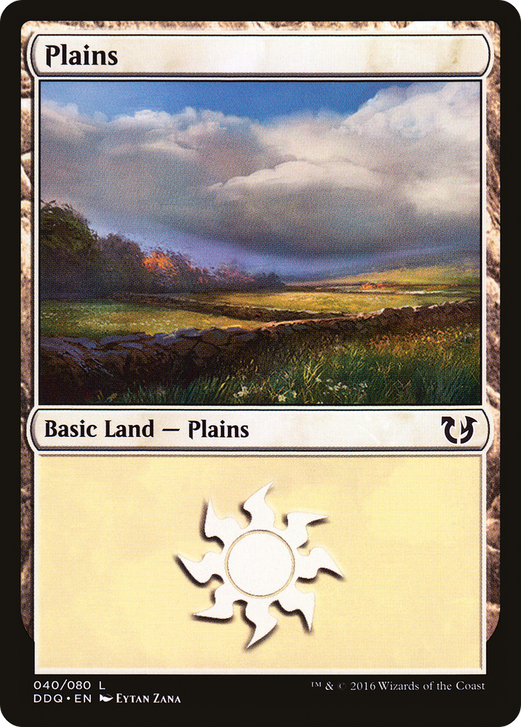 Plains (DDQ-040) - Duel Decks: Blessed vs. Cursed - Premium MTG Single from Wizards of the Coast - Just $0.08! Shop now at Game Crave Tournament Store