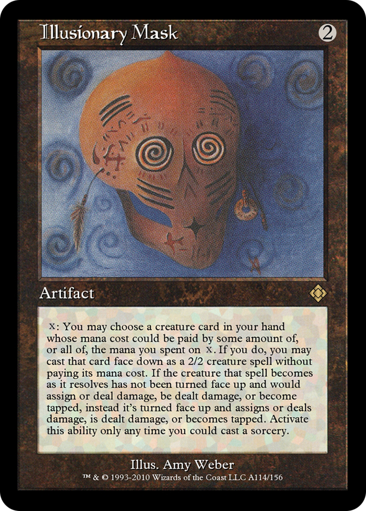 Illusionary Mask (TD0-A114) - Magic Online Theme Decks - Premium MTG Single from Wizards of the Coast - Just $0! Shop now at Game Crave Tournament Store