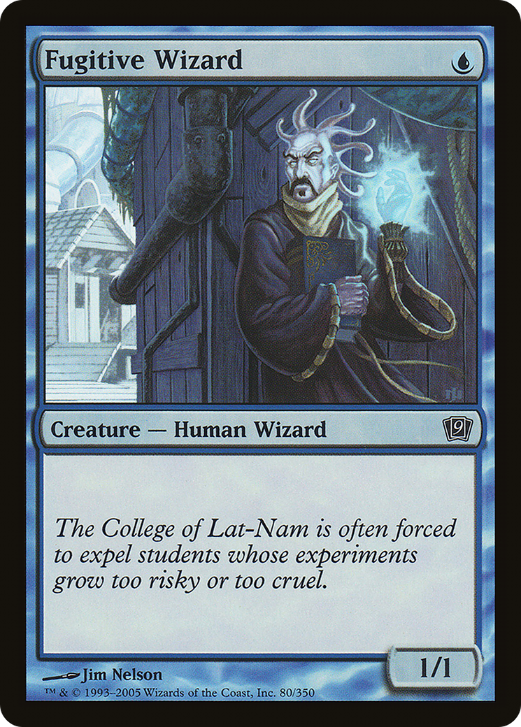 Fugitive Wizard (9ED-80★) - Ninth Edition Foil - Premium MTG Single from Wizards of the Coast - Just $0.08! Shop now at Game Crave Tournament Store