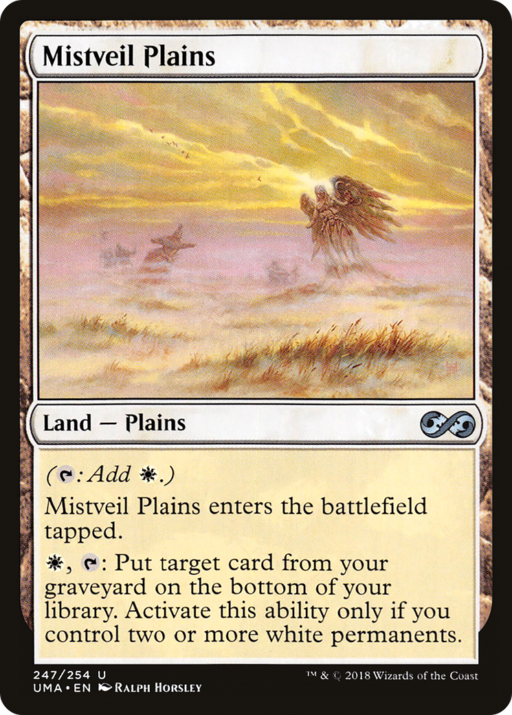 Mistveil Plains (UMA-247) - Ultimate Masters - Premium MTG Single from Wizards of the Coast - Just $0.31! Shop now at Game Crave Tournament Store